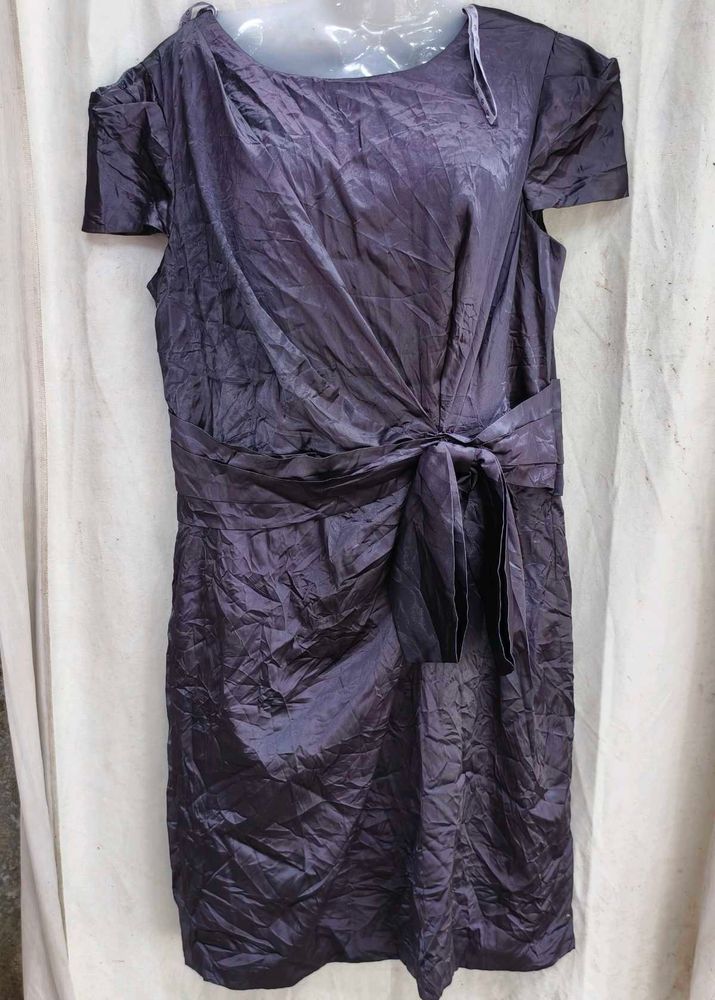 I. Elegant Purple Sheath Dress