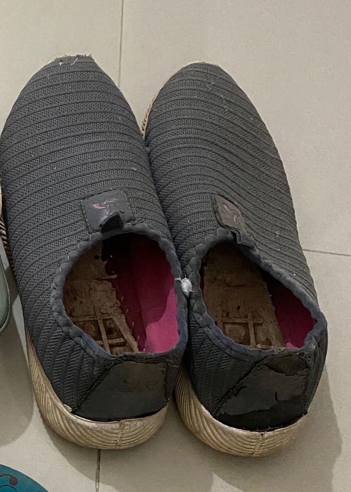 Comfortable Grey Shoes