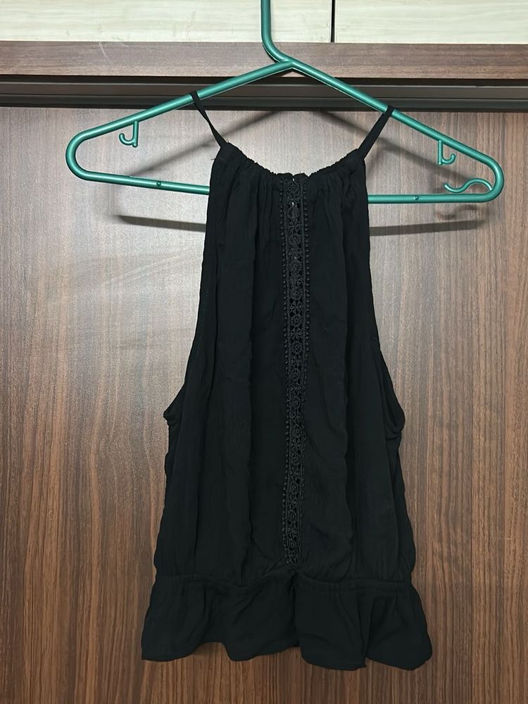 Black Lace Trim H&amp;MTank Top