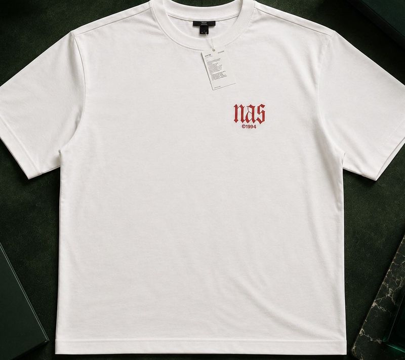 New H&amp;M x NAS Oversized T-Shirt | White