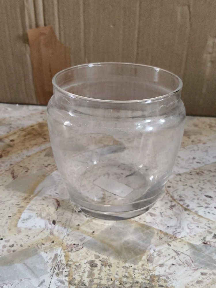 Clear Glass Jar