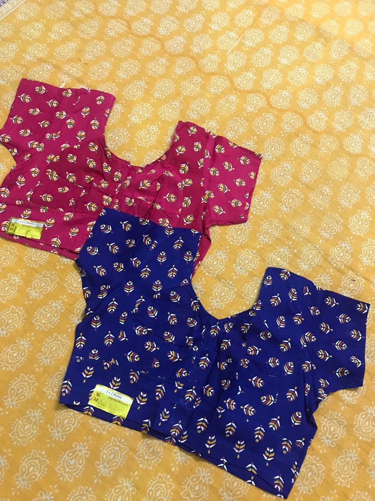 Designer Cotton Blouses Set