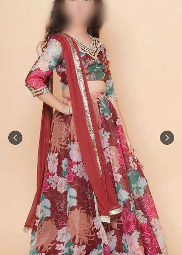Beautiful Floral Lehenga Choli Set