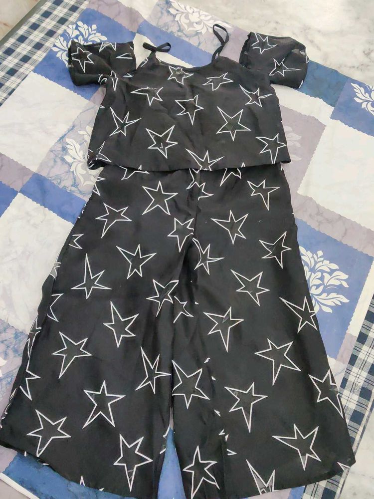 A pre-loved black co ord set