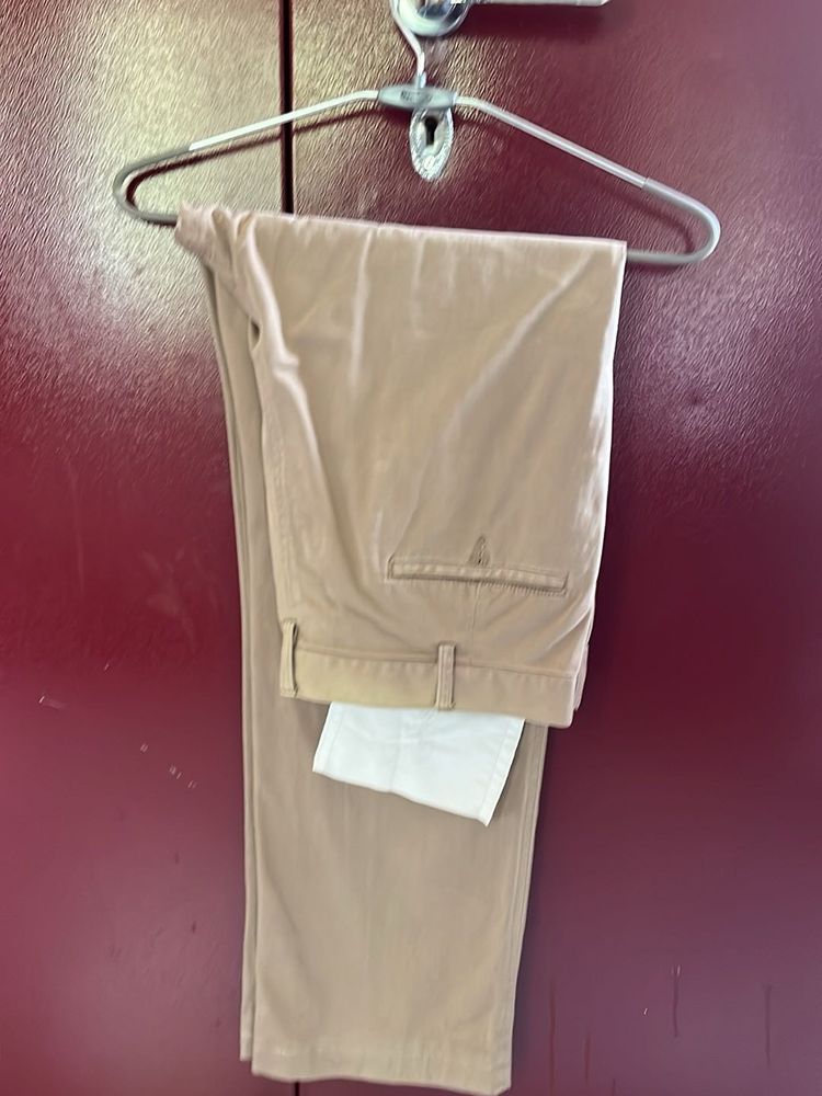 Men's Beige Chinos