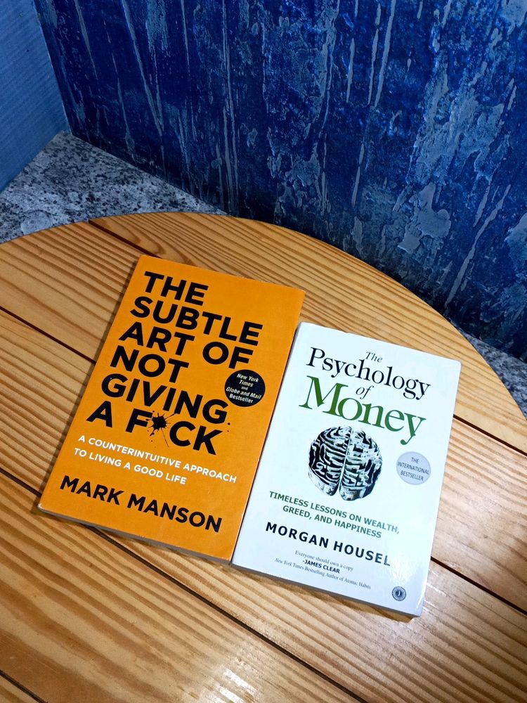 2023 Bestselling Books Set Subtle Art Of Not Giving A F And Psychology Of Money