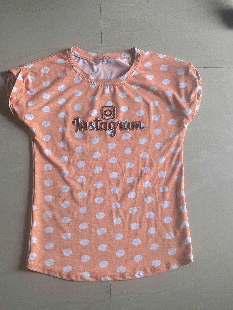 Cute Instagram Polka Dot T-Shirt