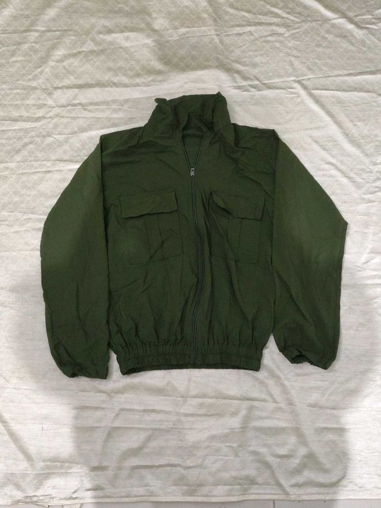 Stylish Love Green Jacket Shirt