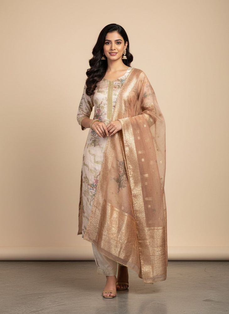Silk fabric Suit Set