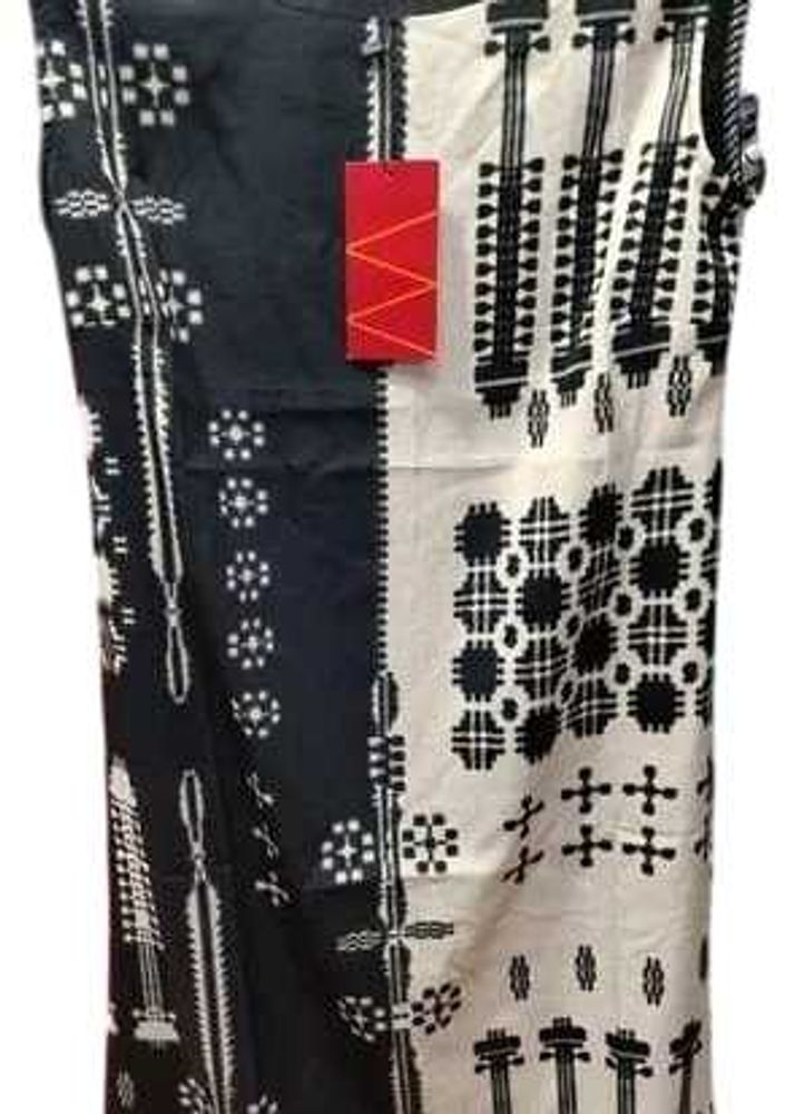 W Black and White Print Kurti