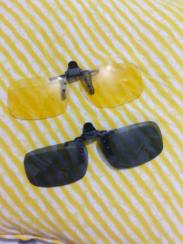 Clip-on Sunglasses Set