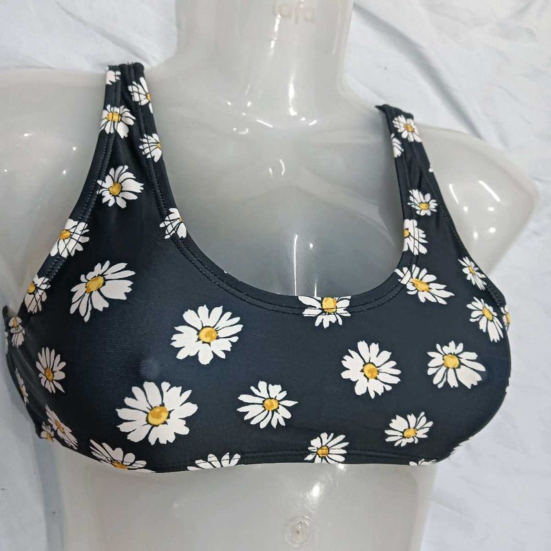 Cute Daisy 😍Print Bikini Top