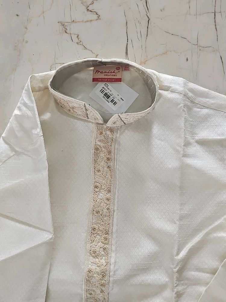 Elegant cream Kurta Set