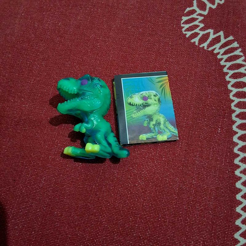 Dinosaur Toy with Card