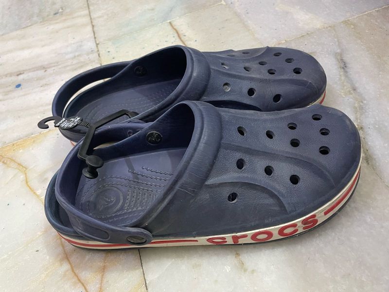 Navy Blue Crocs Clogs