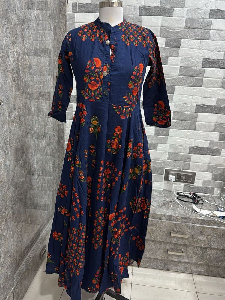 Blue Printed Kurti