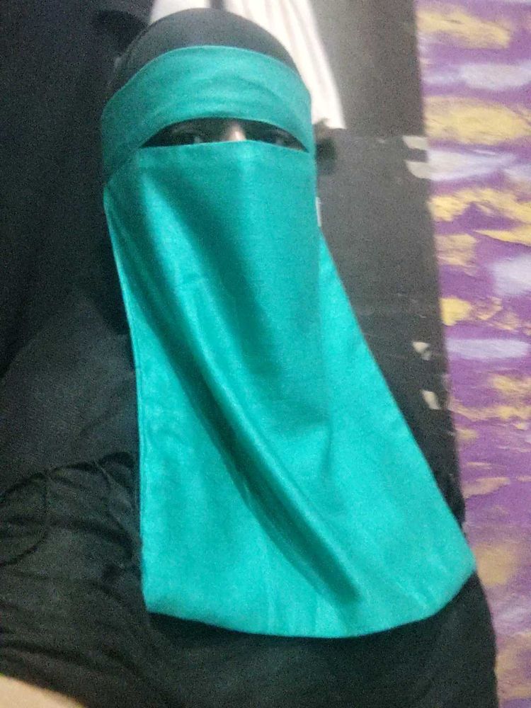 Elegant Teal Niqab