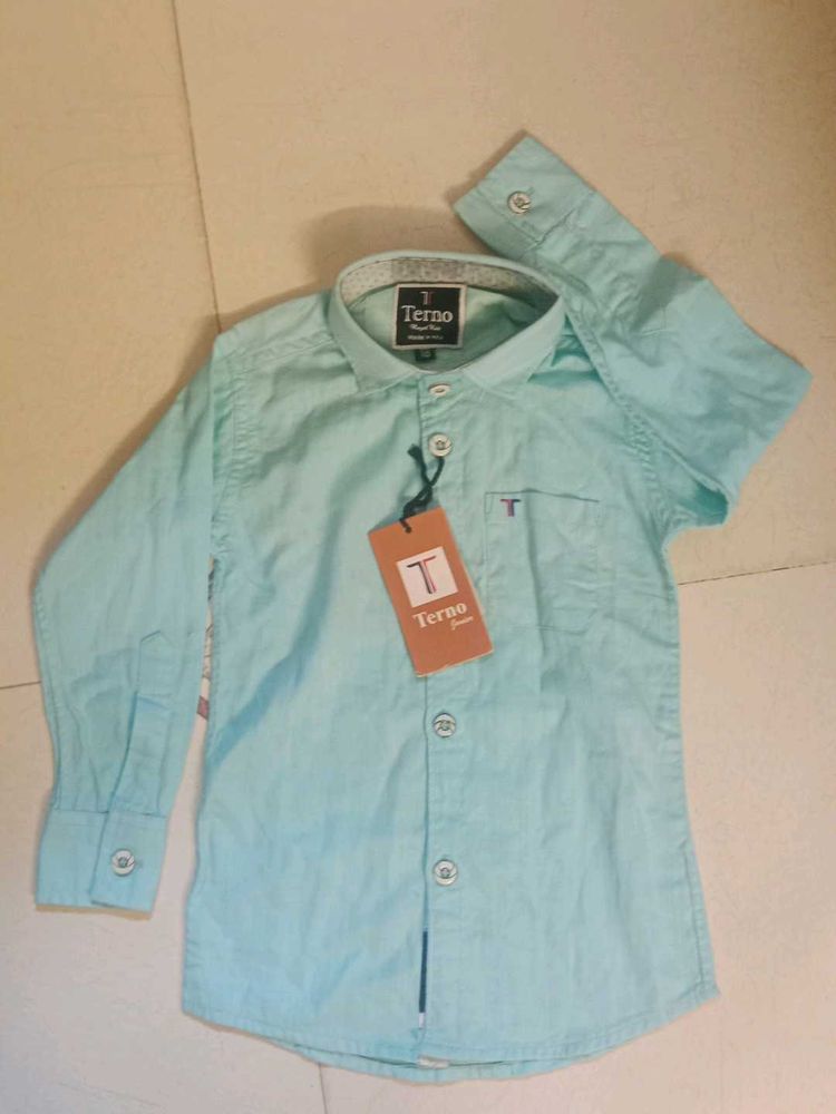 Men's Terno Light Blue Button-Down Shirt