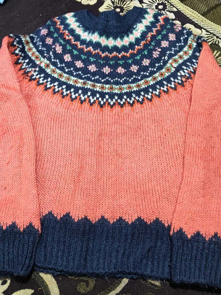 Cozy Fair Isle Knit Sweater
