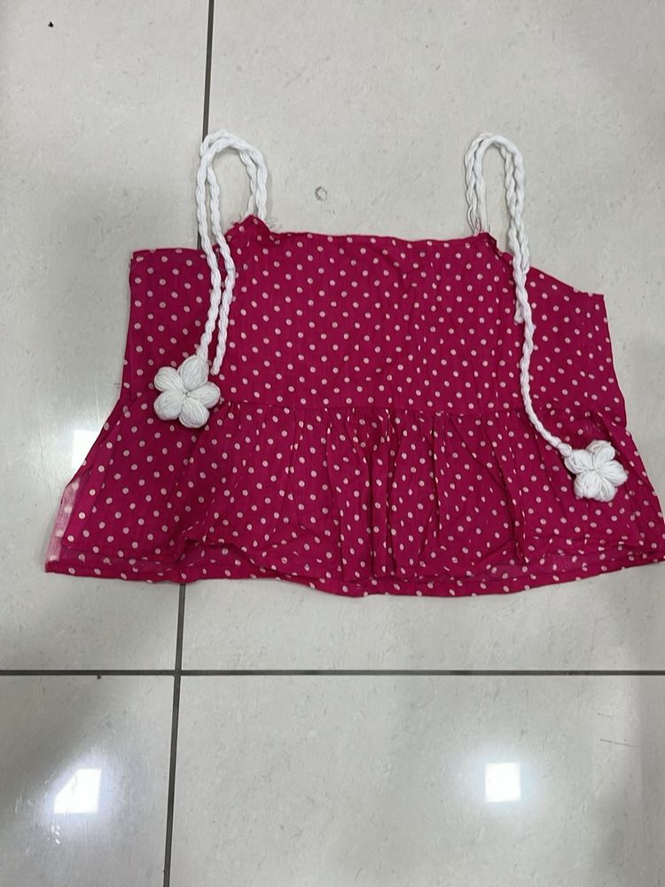 Cute Polka Dot Top