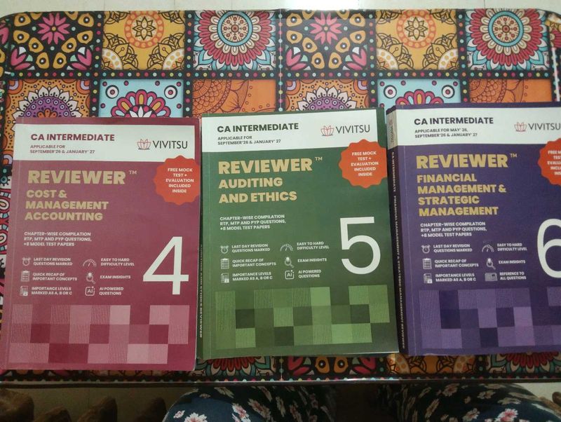 CA Intermediate Reviewer Books