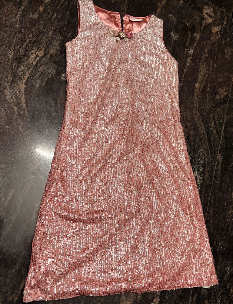 Sparkly Pink Sequin Dress