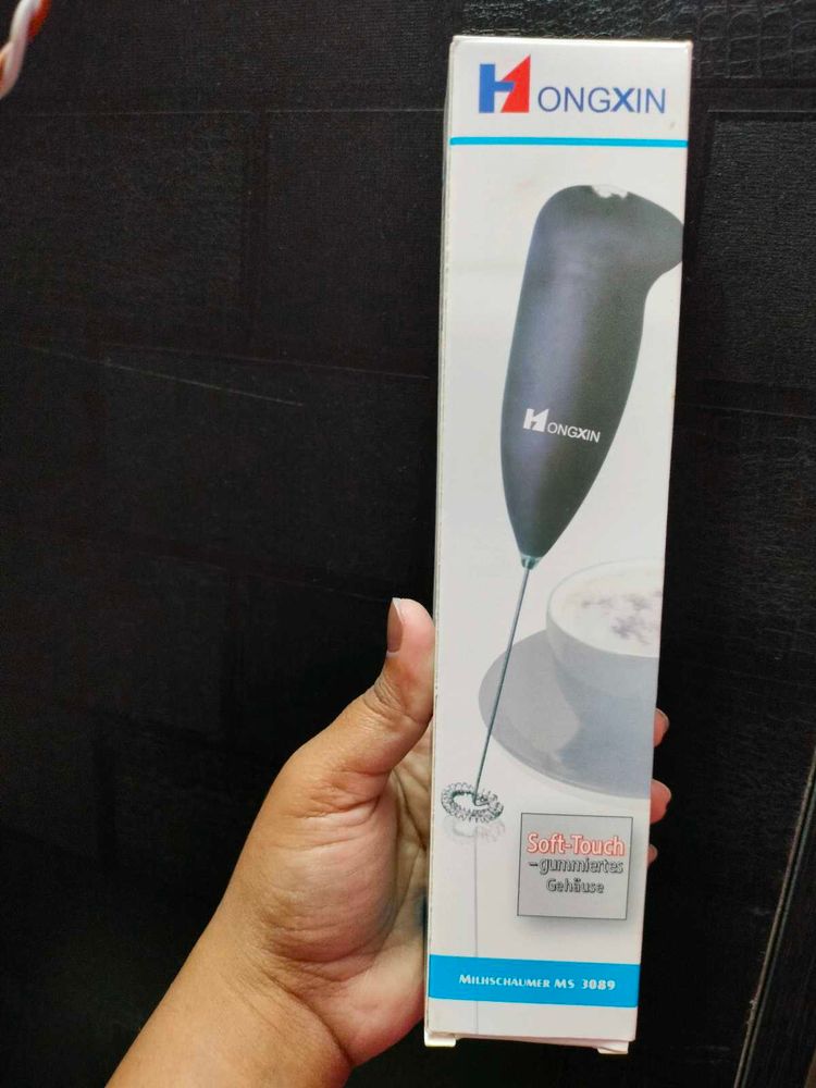 Coffee frother hand blender machine