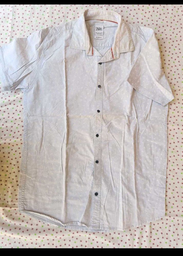 original Zara Men's Short Sleeve Shirt