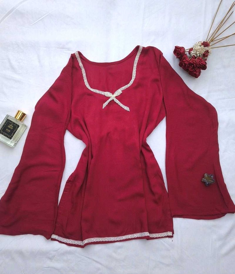 Coquette Corset back kurti❤️