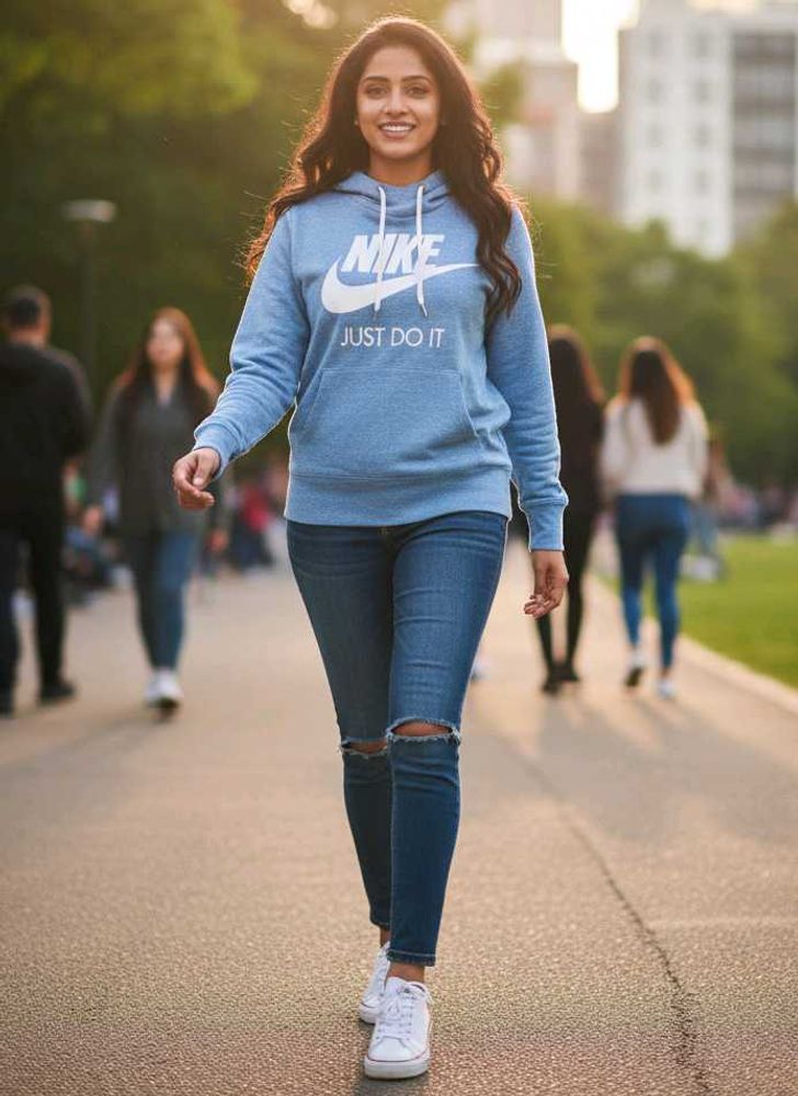 New Imported Nike Hoodie - Blue