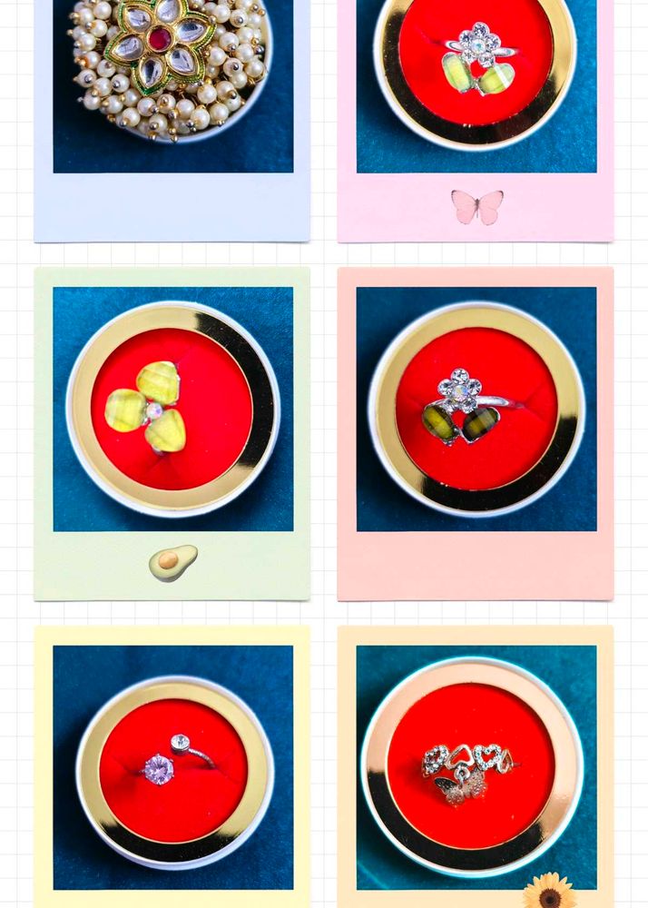 6 pic Rings combo