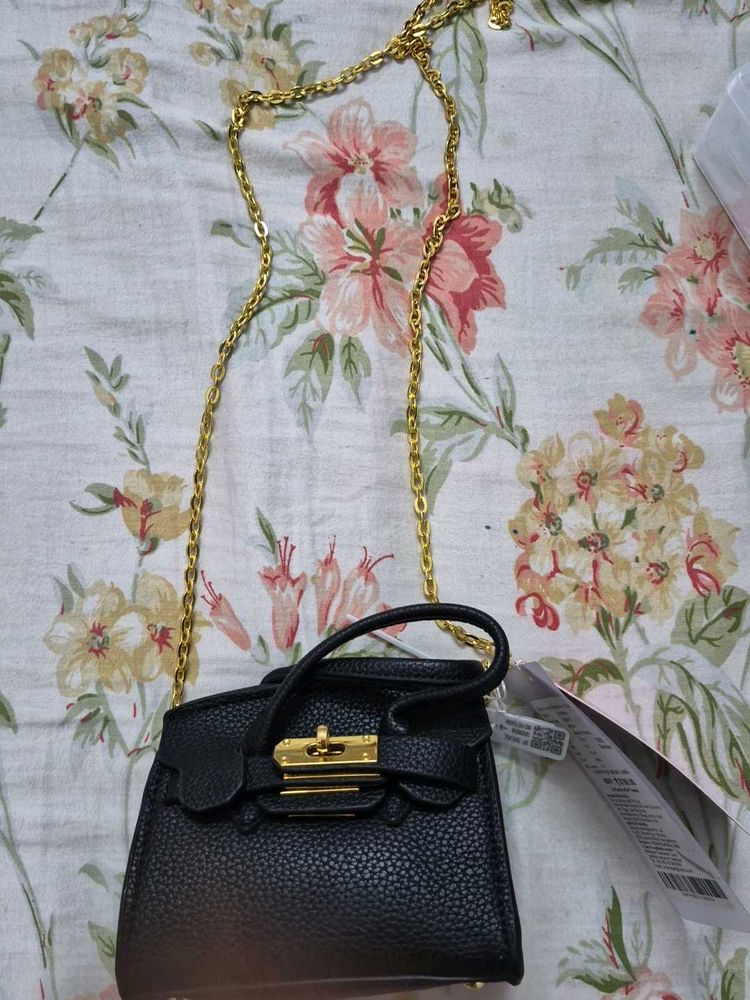 Chic Black Mini Handbag