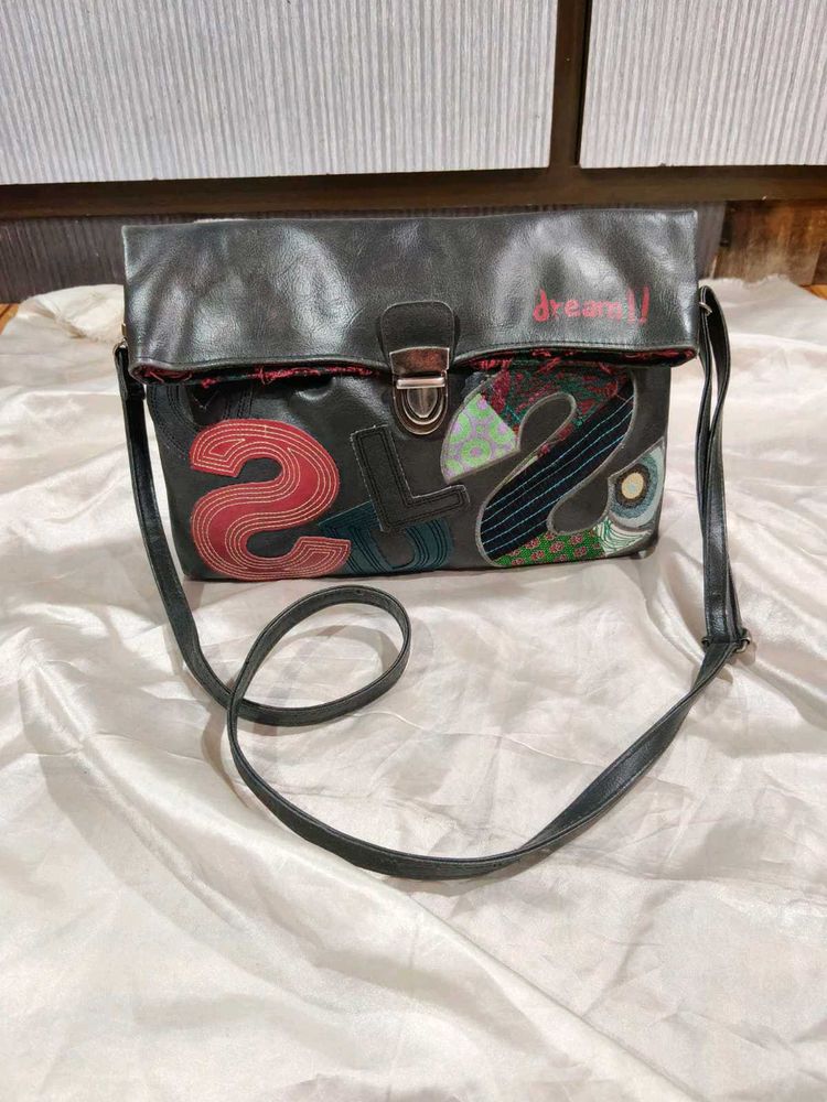 Unique Patchwork Crossbody Bag
