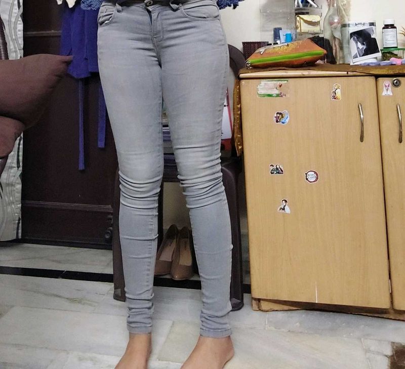 Grey Skinny Jeans