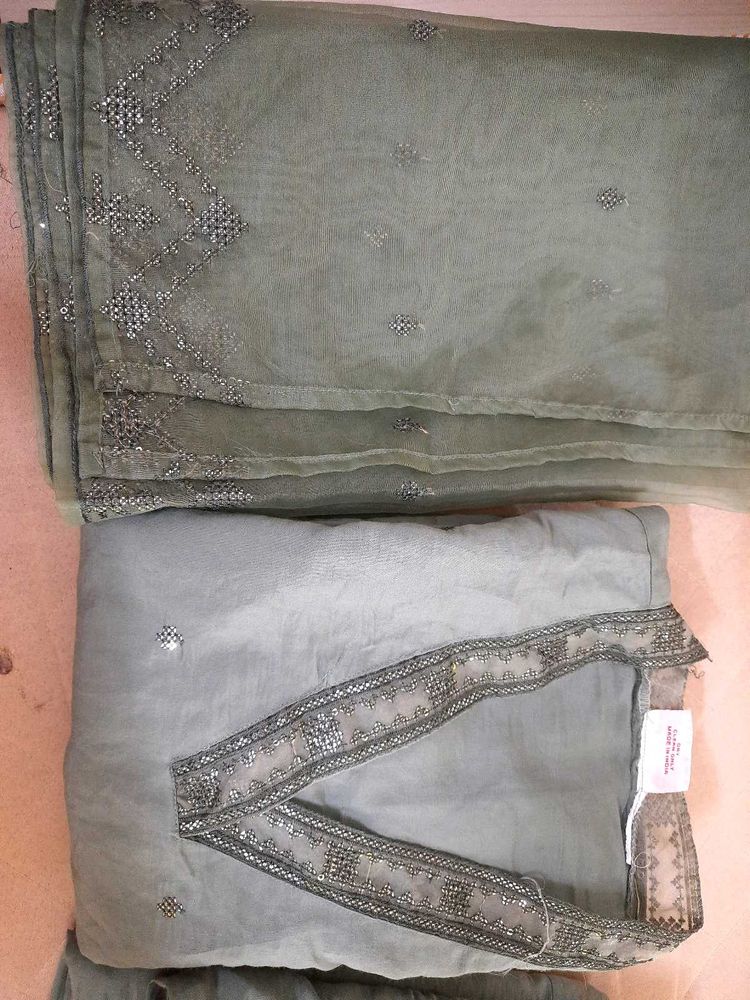 Embellished Kurta Set with Dupatta