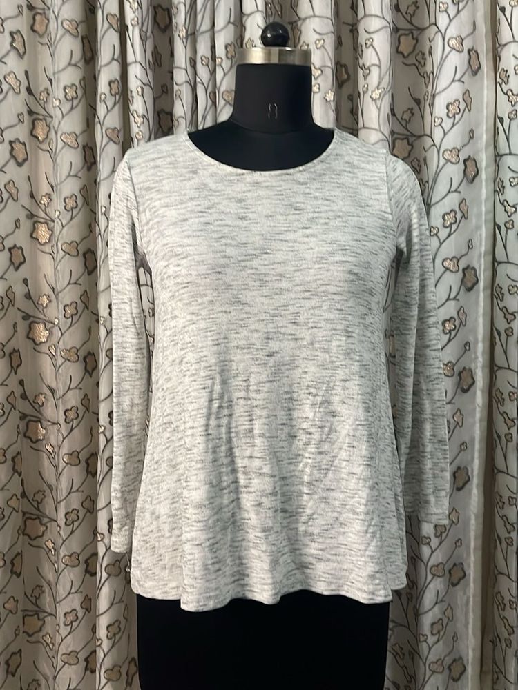 Cozy Marled Long-Sleeve Top
