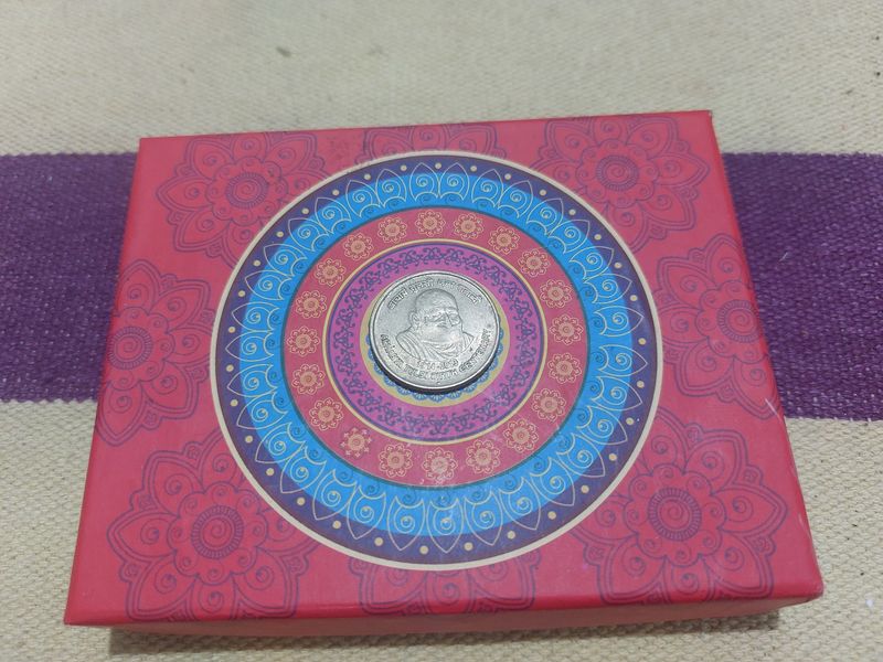 Acharya Tulsi Birth Centenary - 5 Rupee Coin.