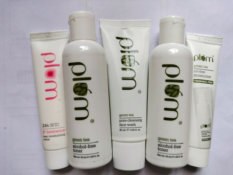 Plum Face Wash And Toner Combo Of 5