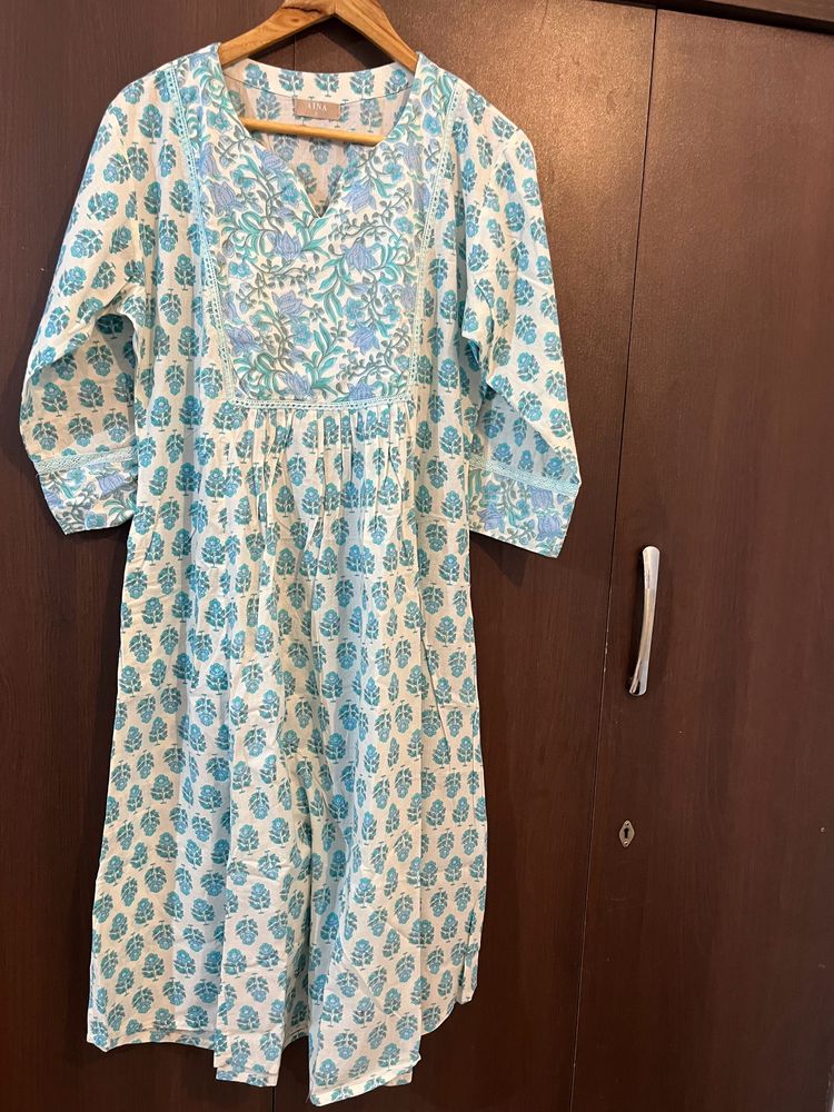 AINA BLUE KURTA 🦋
