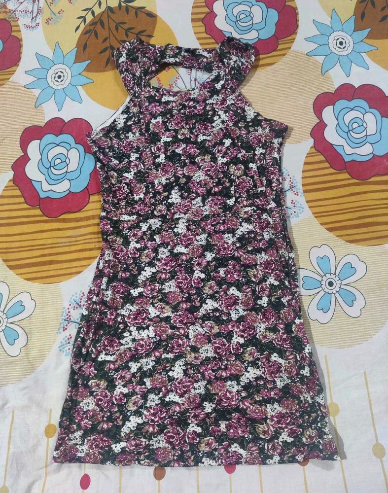 Cute Floral Mini Dress