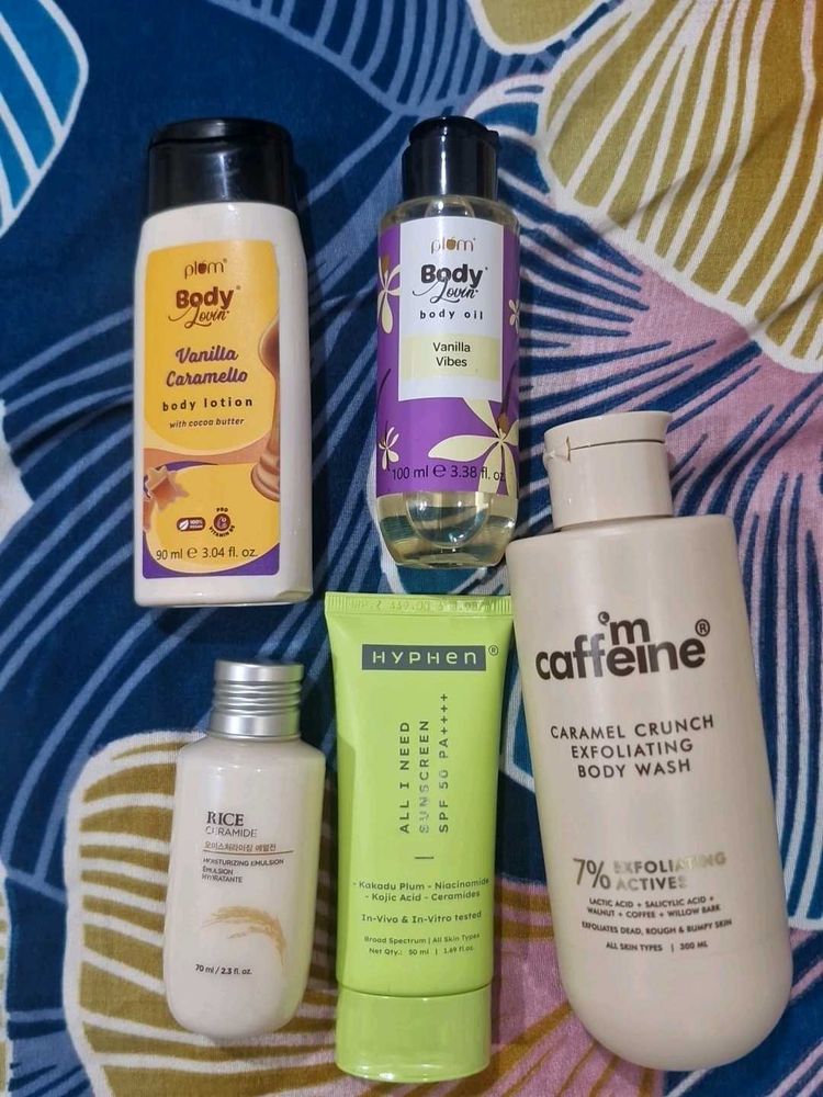 Plum and skincare bundle