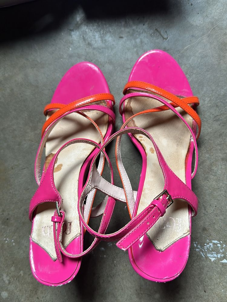 Pink Pencil Heels