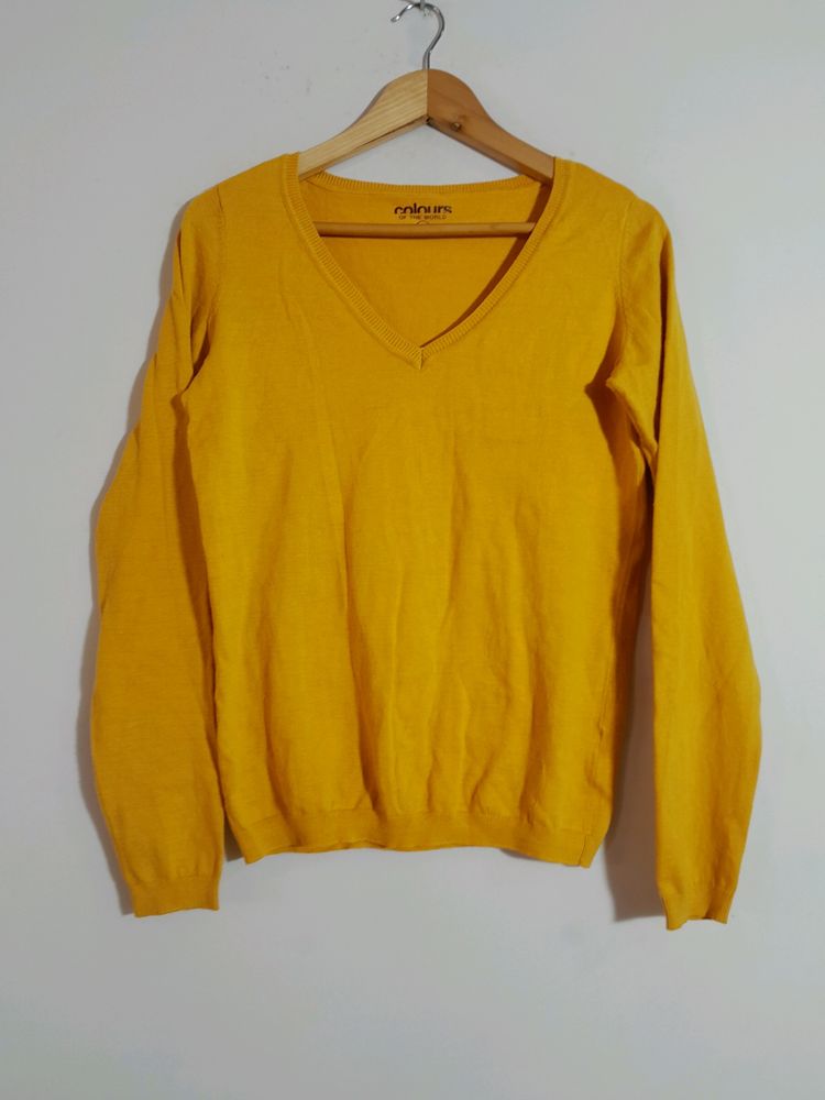 Yellow Plain Sweatshirt(women's)