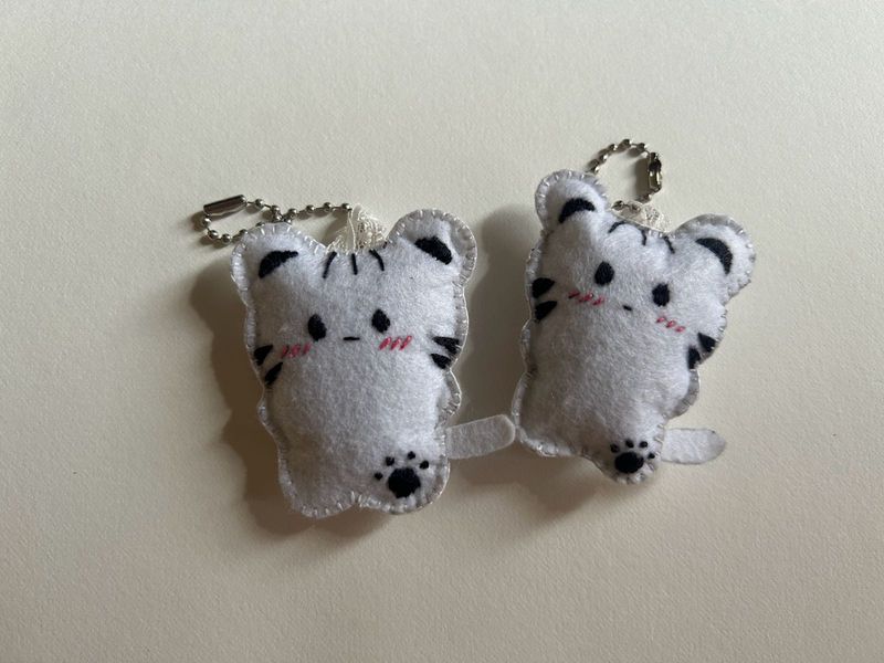Cute Kawaii Tiger Keychain
