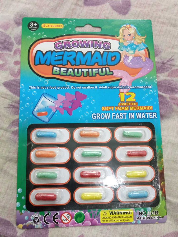 Growing Mermaid Beautiful Toy Set