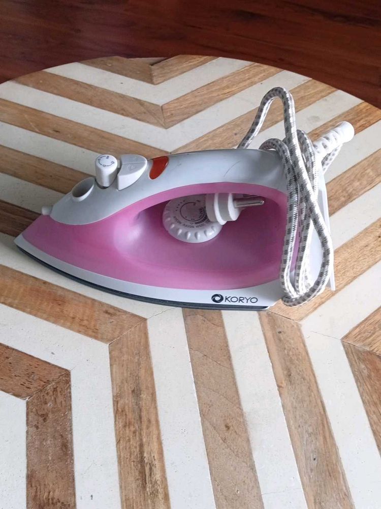 Pink and White Iron