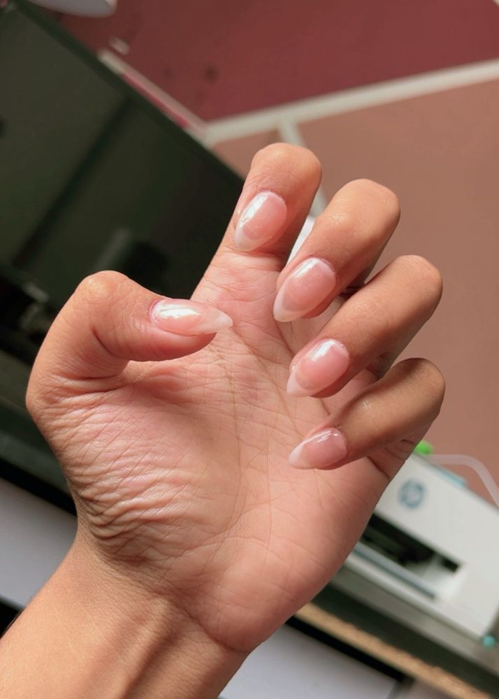 pressons nail 💅🏻 super hyper realistic