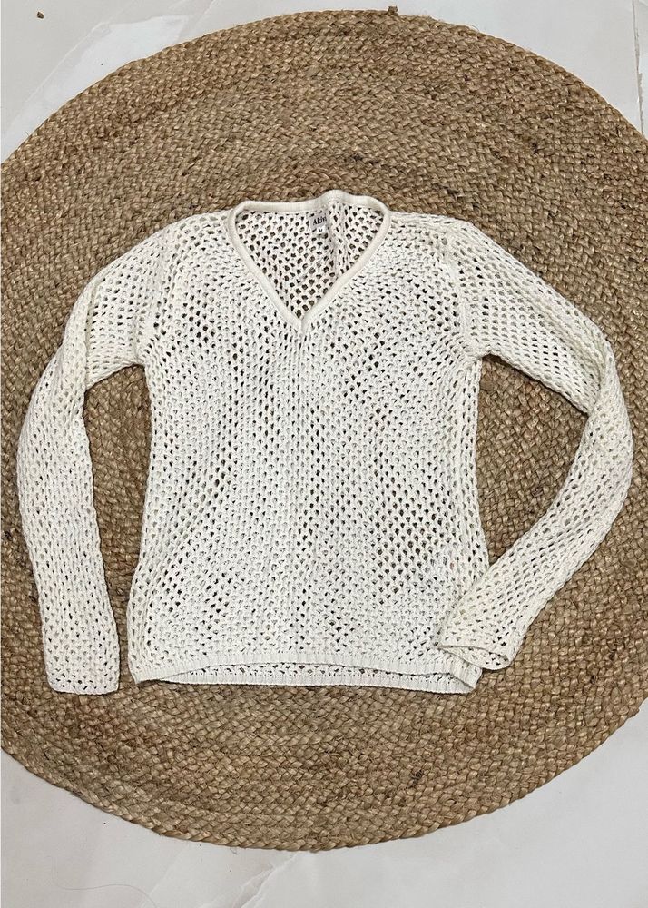 New Crochet Knit Top - Stylish &amp; Unique!