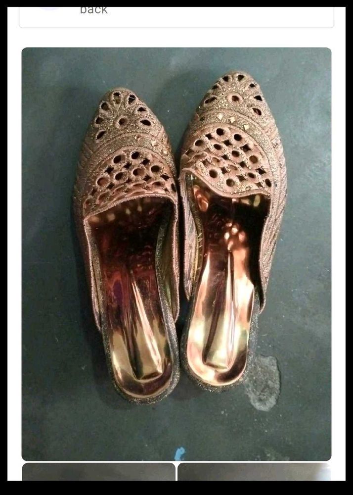 Embellished Ethnic Mules