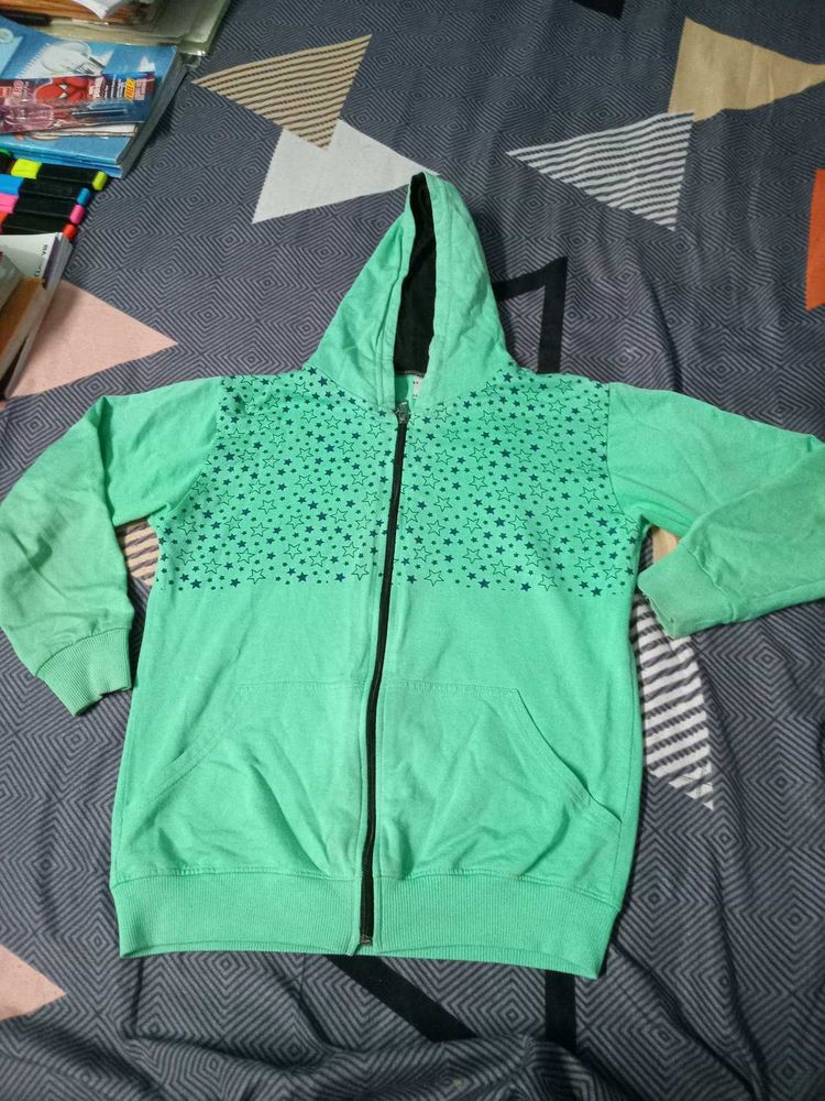 Green Star Hoodie